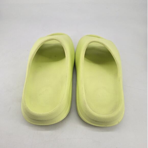 Adidas Yeezy YZY Slide Sandal Glow Green HQ6447 Mens Size 11 Comfort Cushion